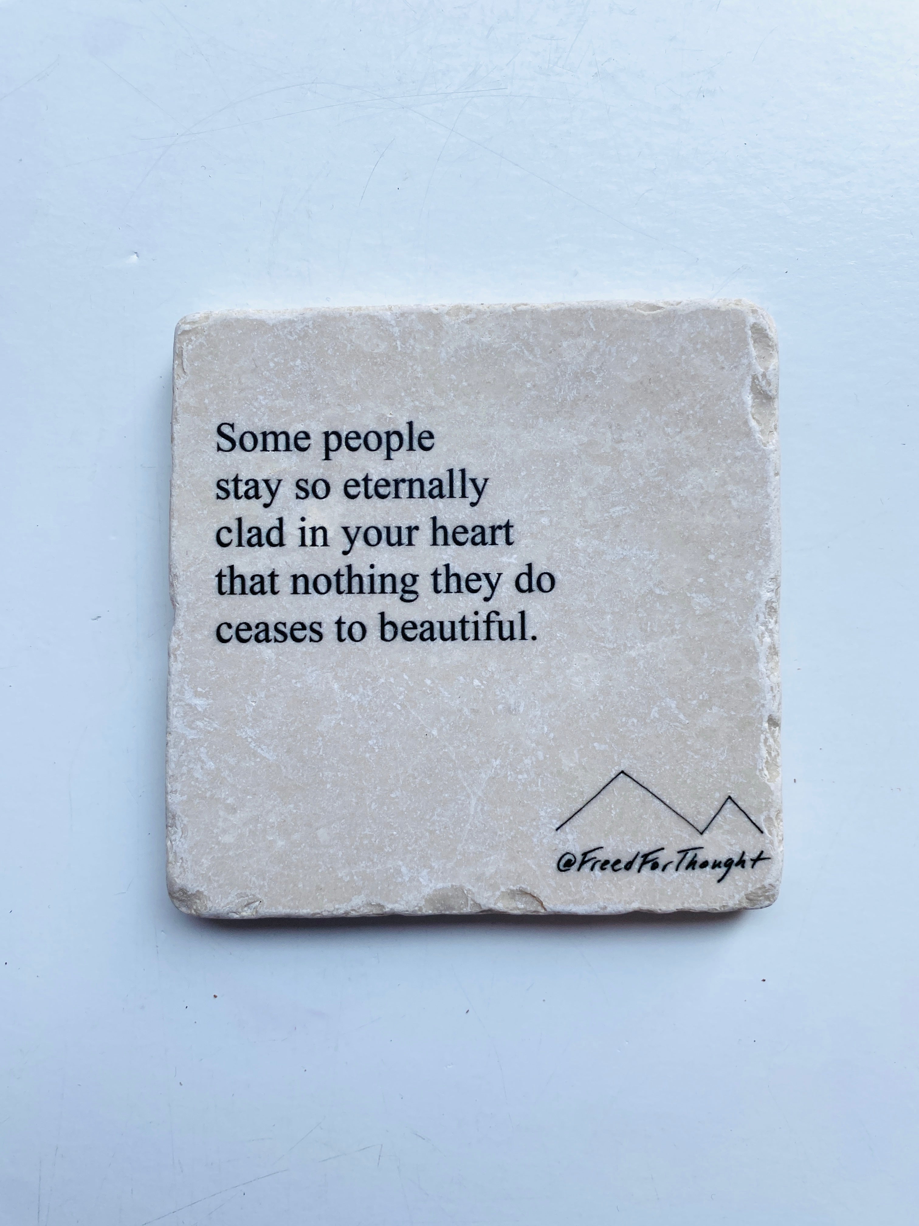 Maya Joy - Marble Poem Coasters
