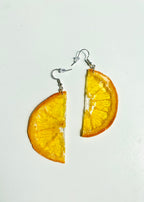 Wild Organic - Half Orange Earrings