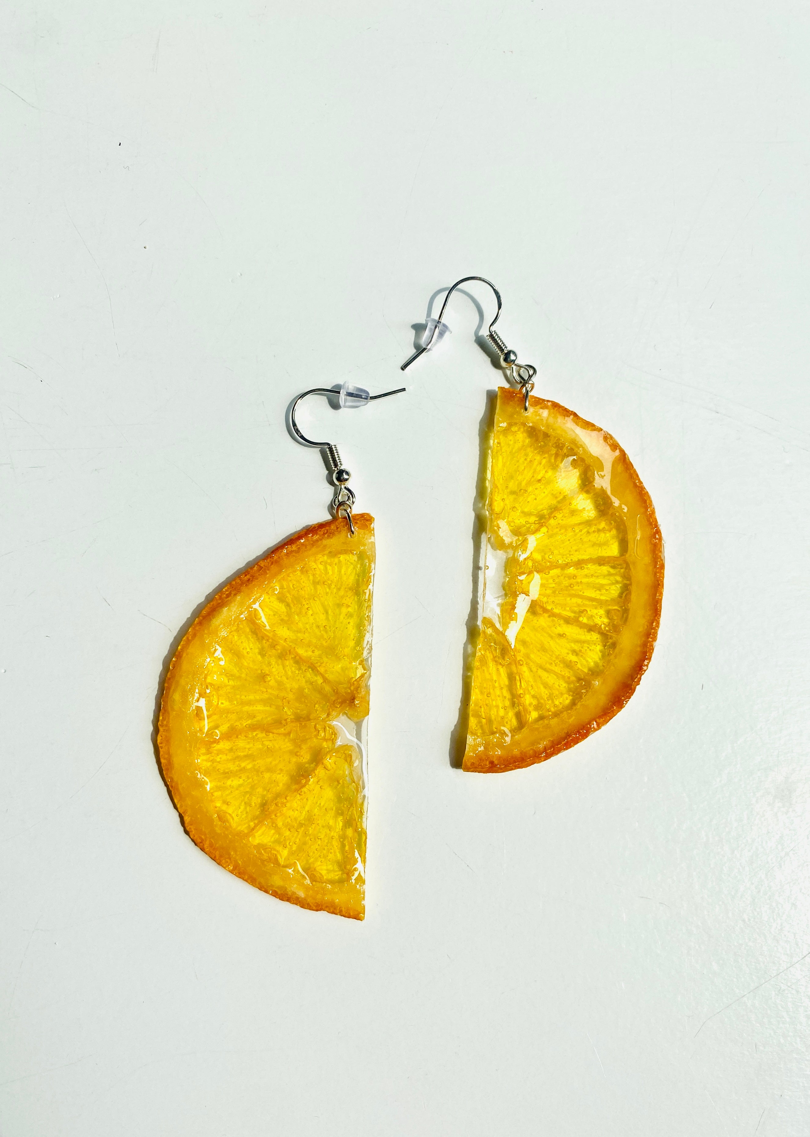 Wild Organic - Half Orange Earrings