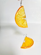 Wild Organic - Half Orange Earrings