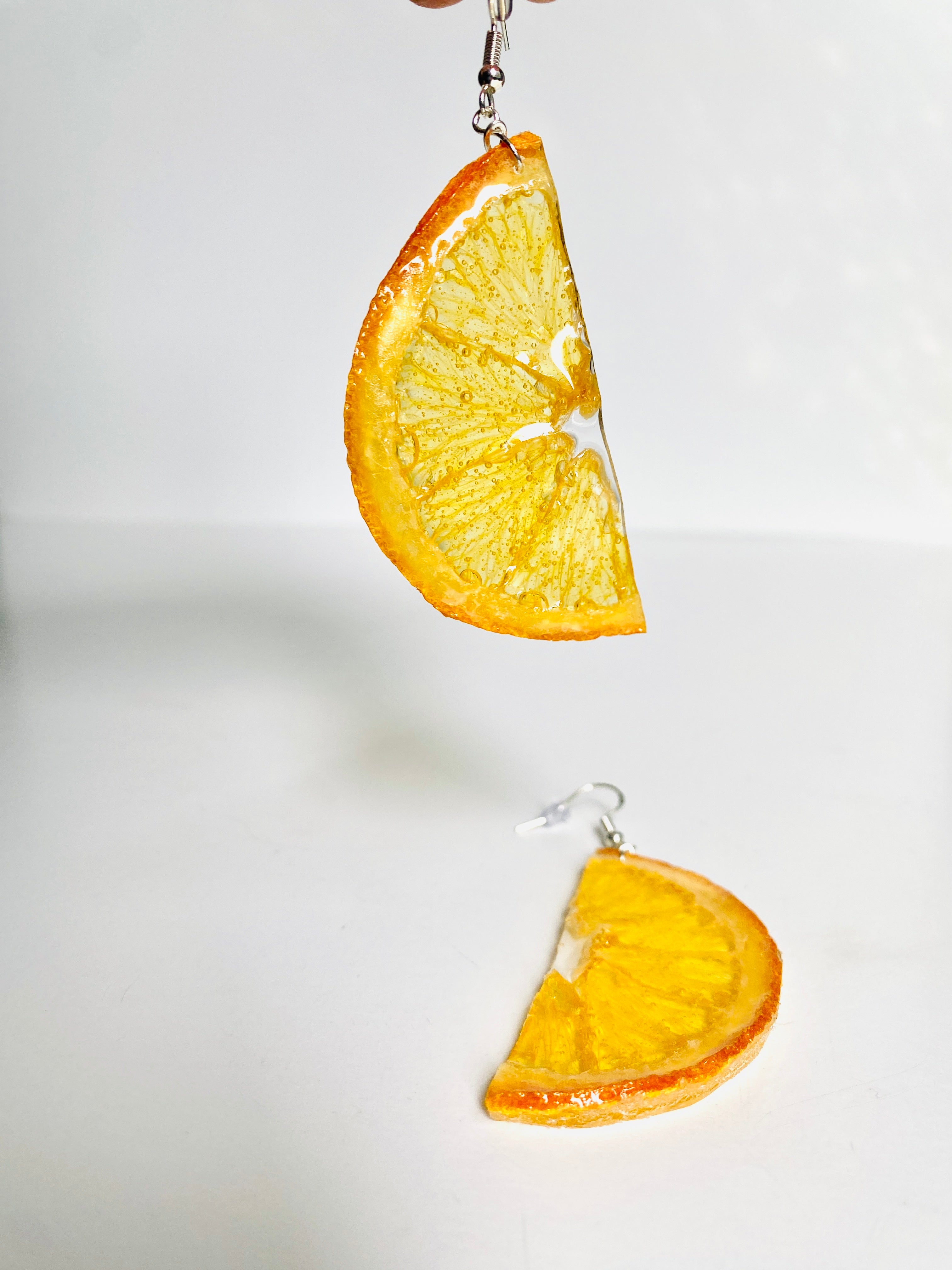 Wild Organic - Half Orange Earrings