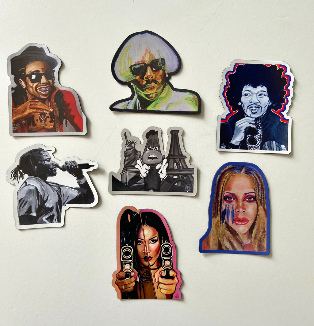 Ania Diallo - Portrait Magnets