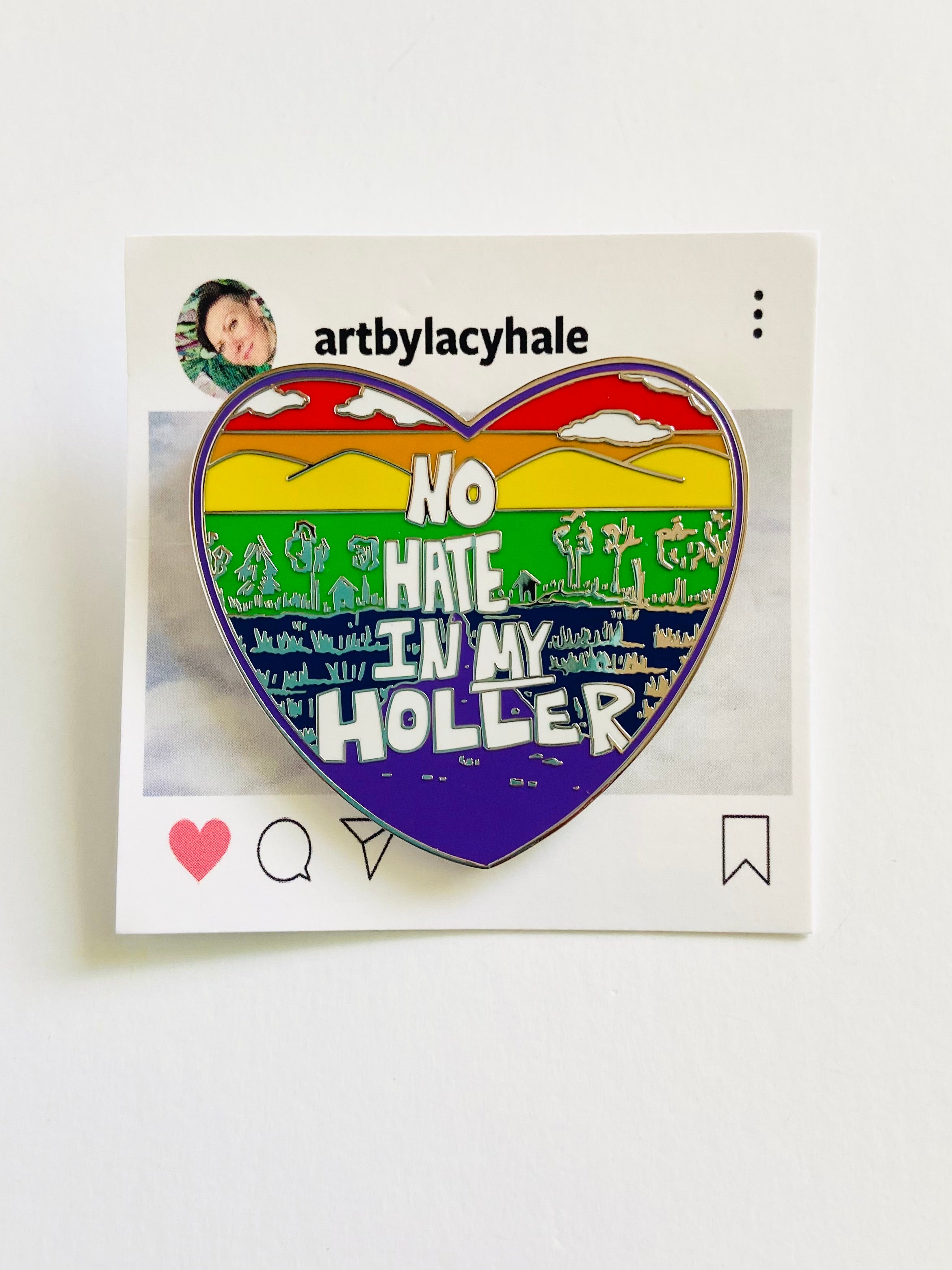 Lacy Hale - No Hate In My Holler Pins