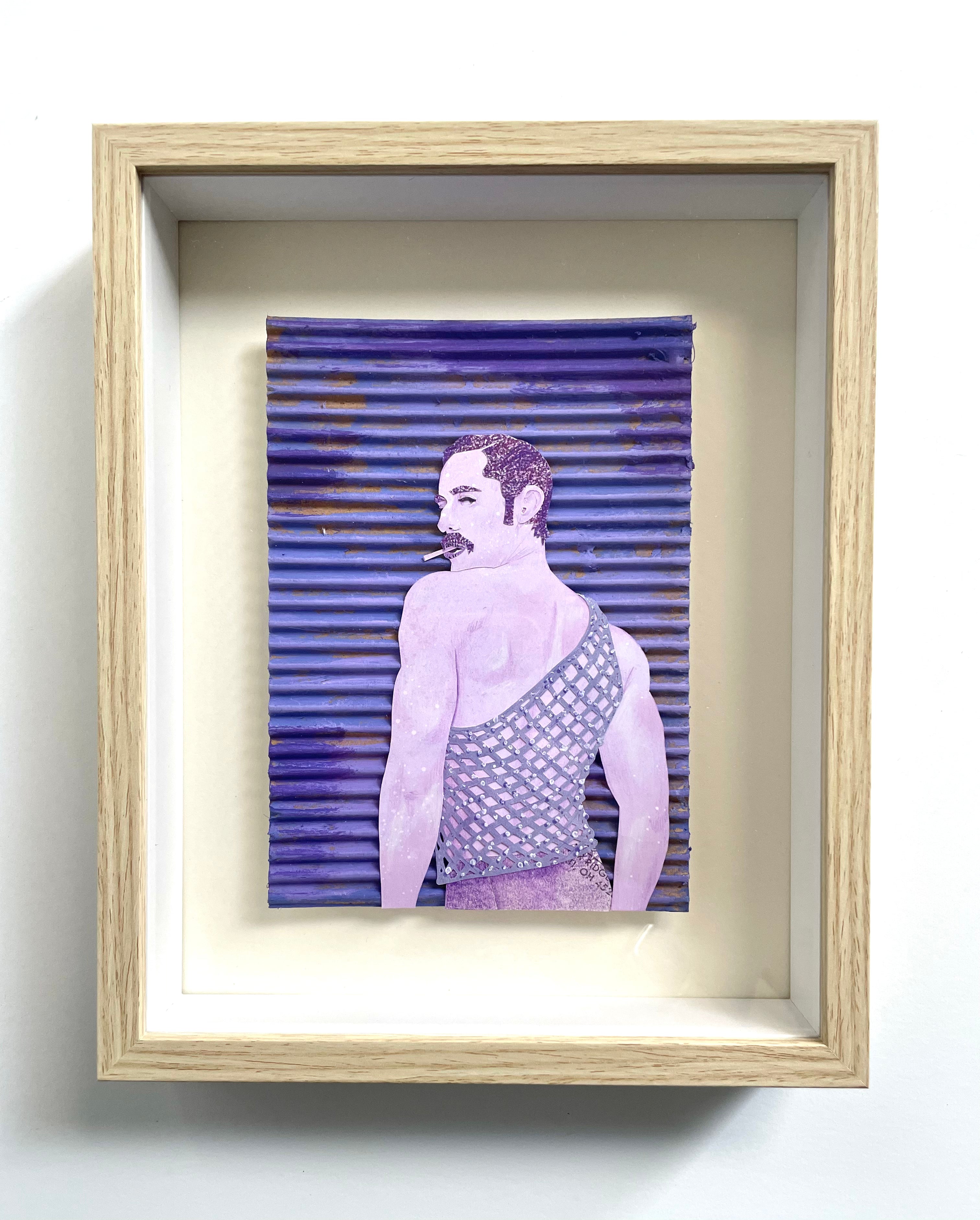 Jack Manion - Purple on Cardboard