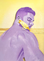 Jack Manion - Purple & Gold with Bird