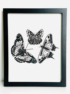 Fox Grove Art - Framed le Papillon