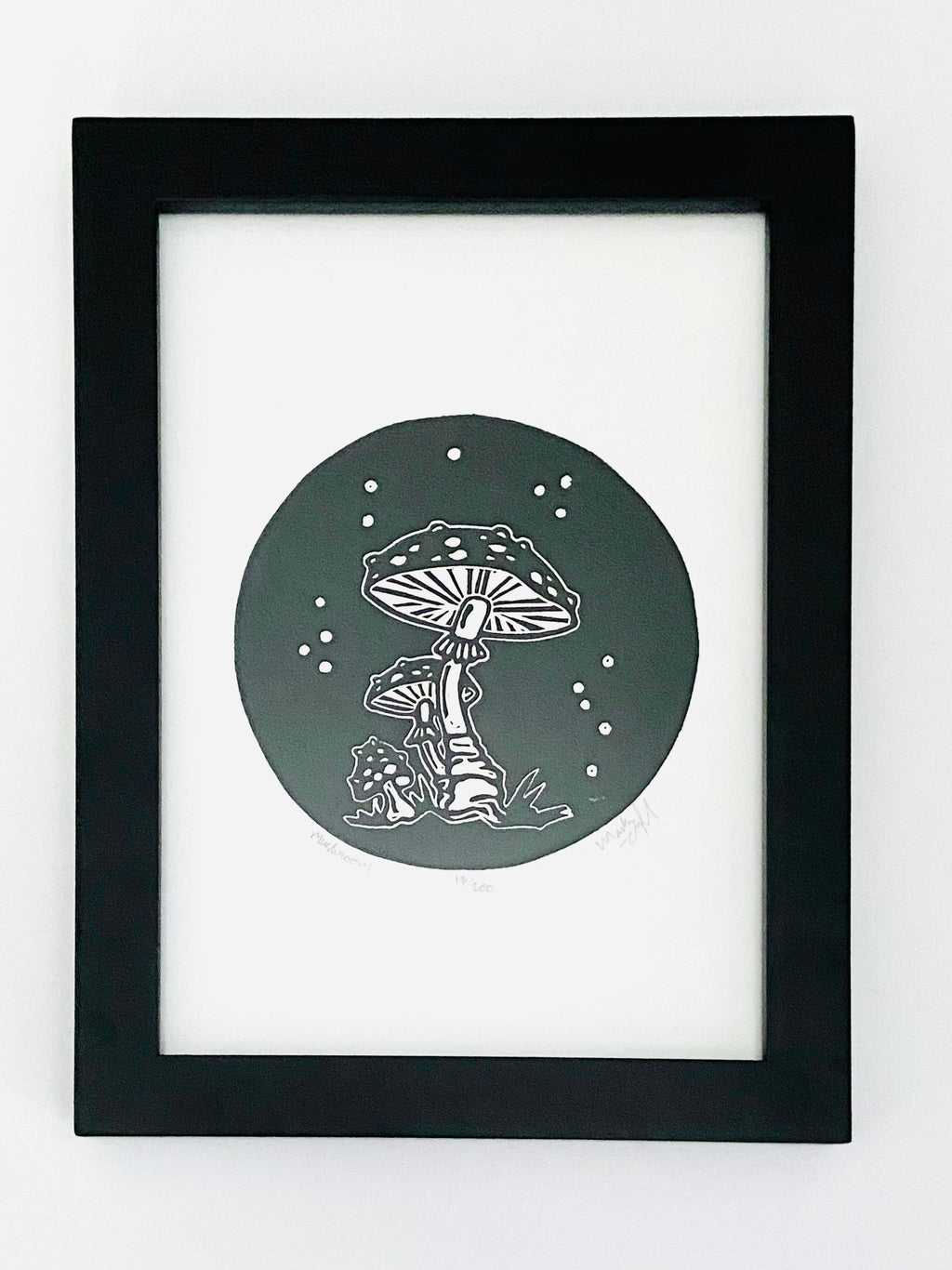 Fox Grove Art - Framed Mushroom