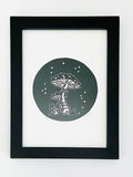 Fox Grove Art - Framed Mushroom