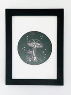 Fox Grove Art - Framed Mushroom