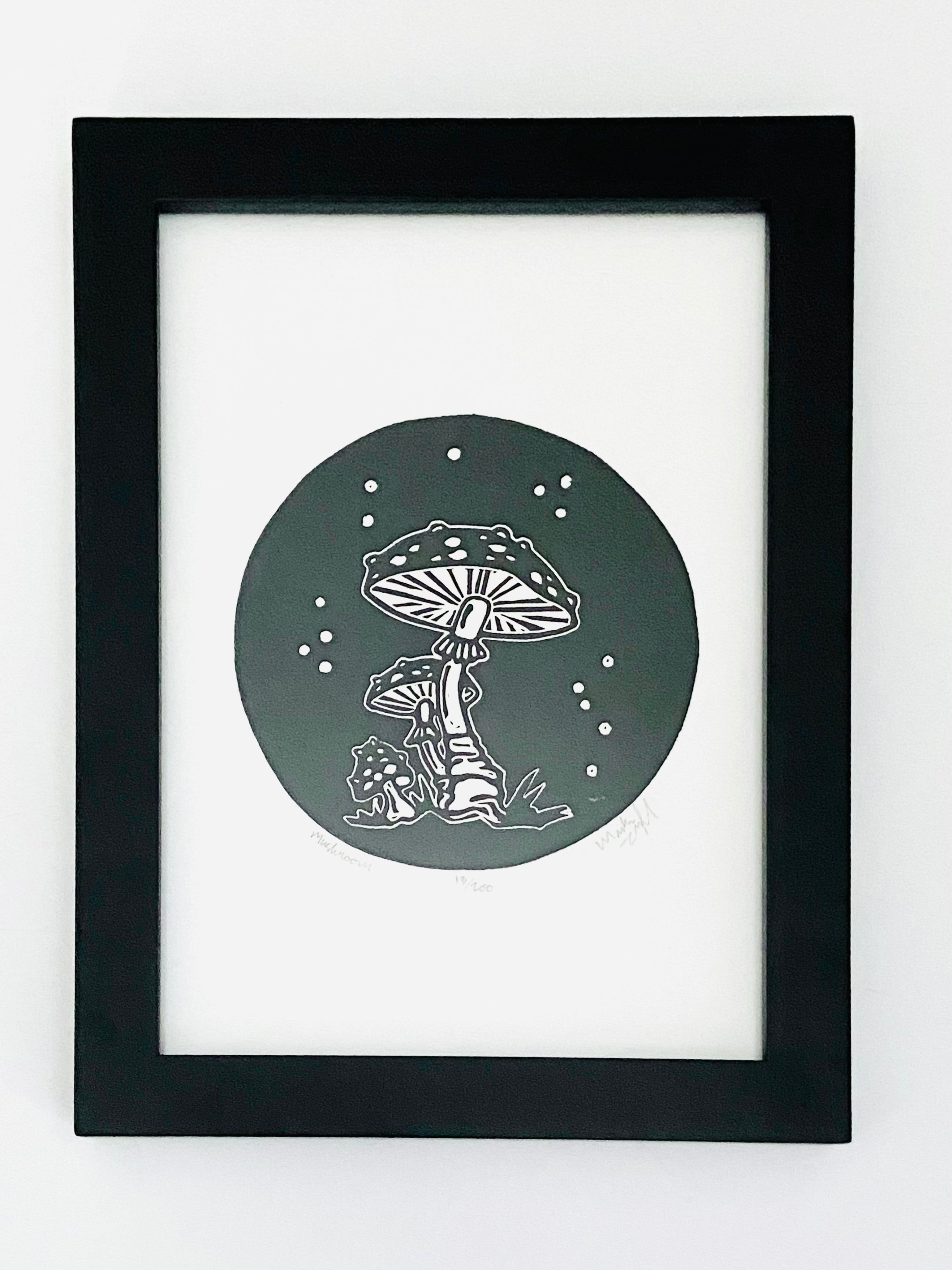 Fox Grove Art - Framed Mushroom