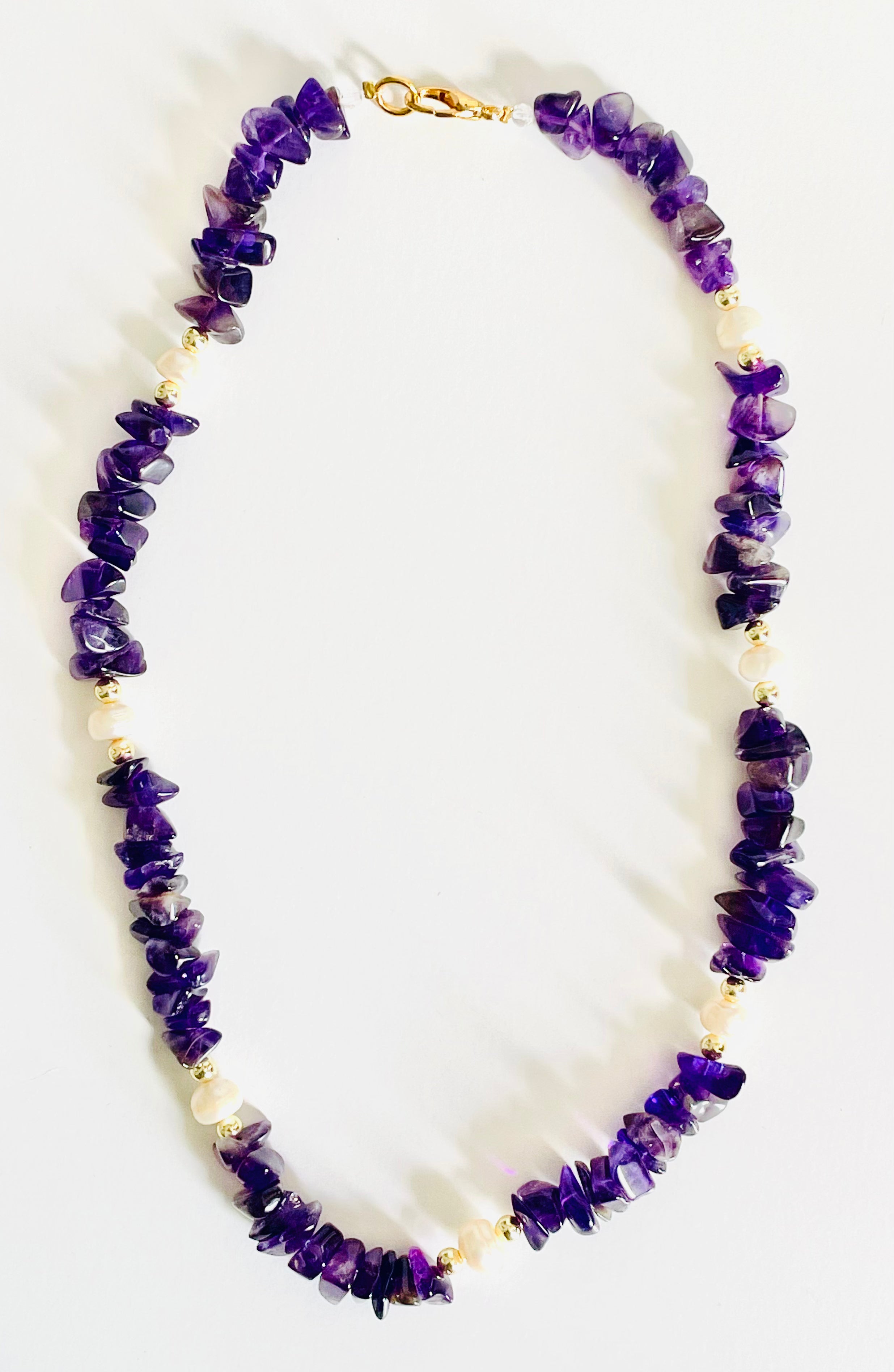 S.P.E.K.tactular Design$ - Big Amethyst Necklace