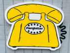 Chase Joiner - Yellow Retro Phone