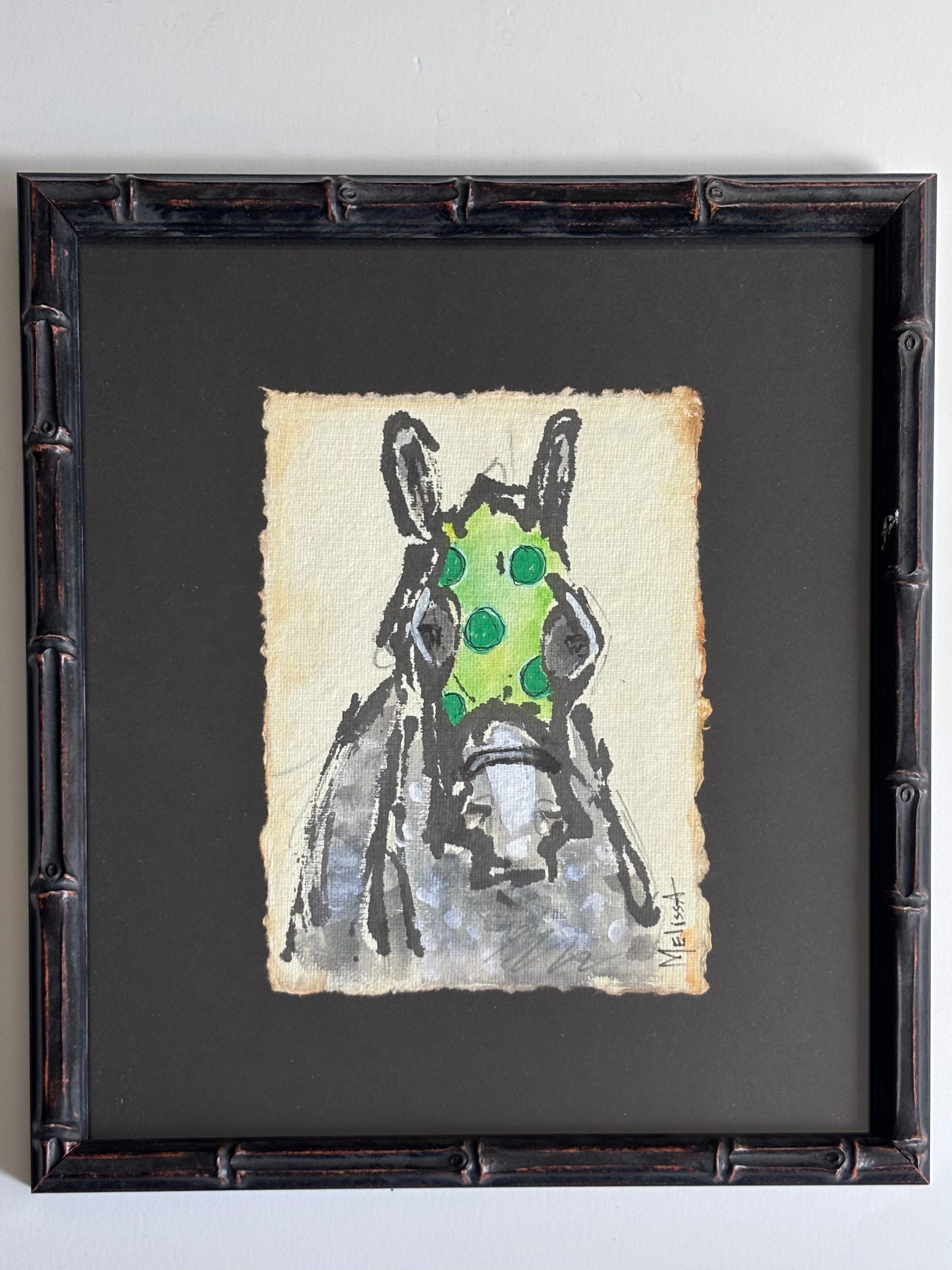 Melissa Crase - Green Polka Dot