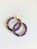 Love Is A Seed - Amethyst Hoop