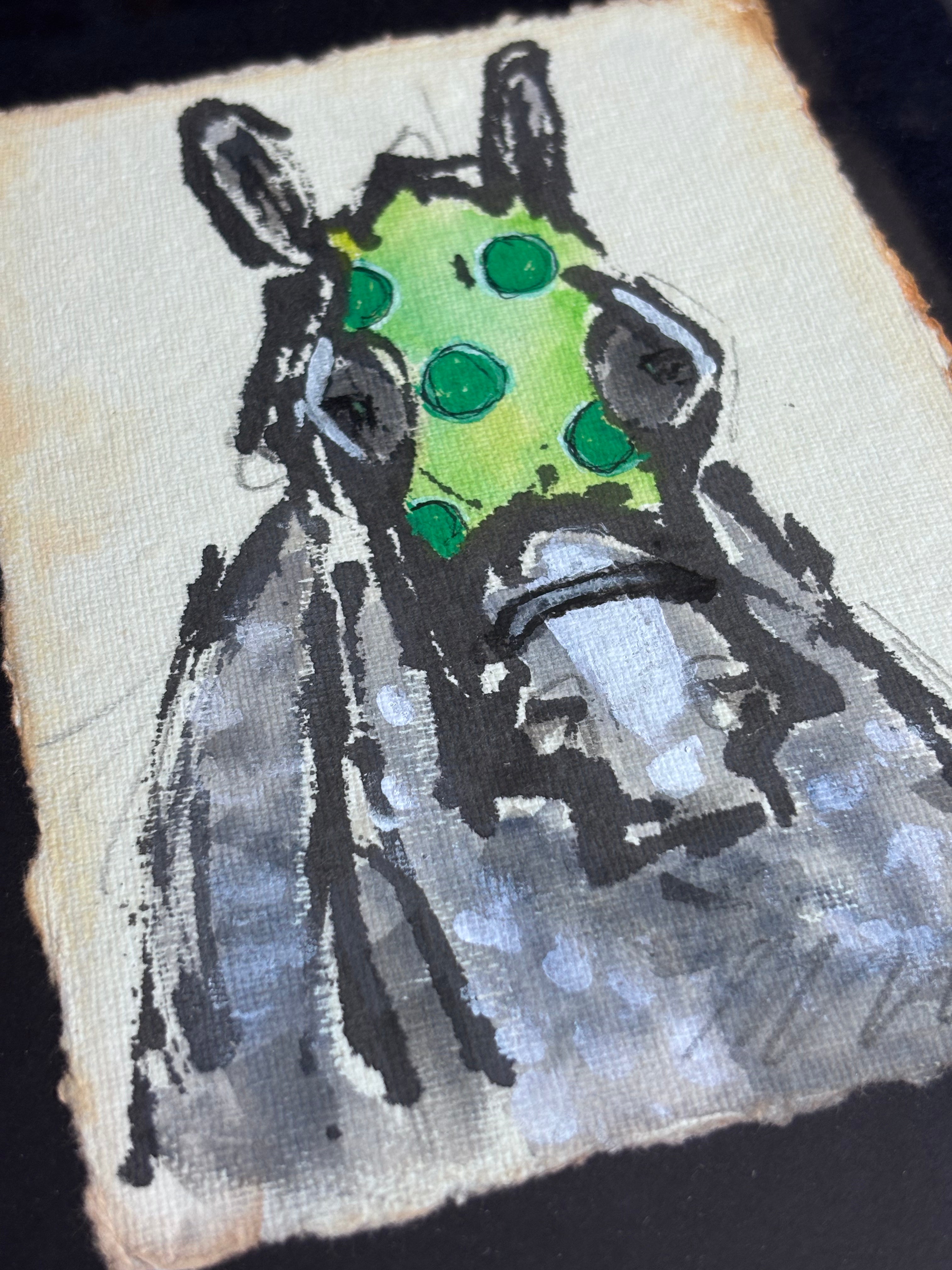 Melissa Crase - Green Polka Dot