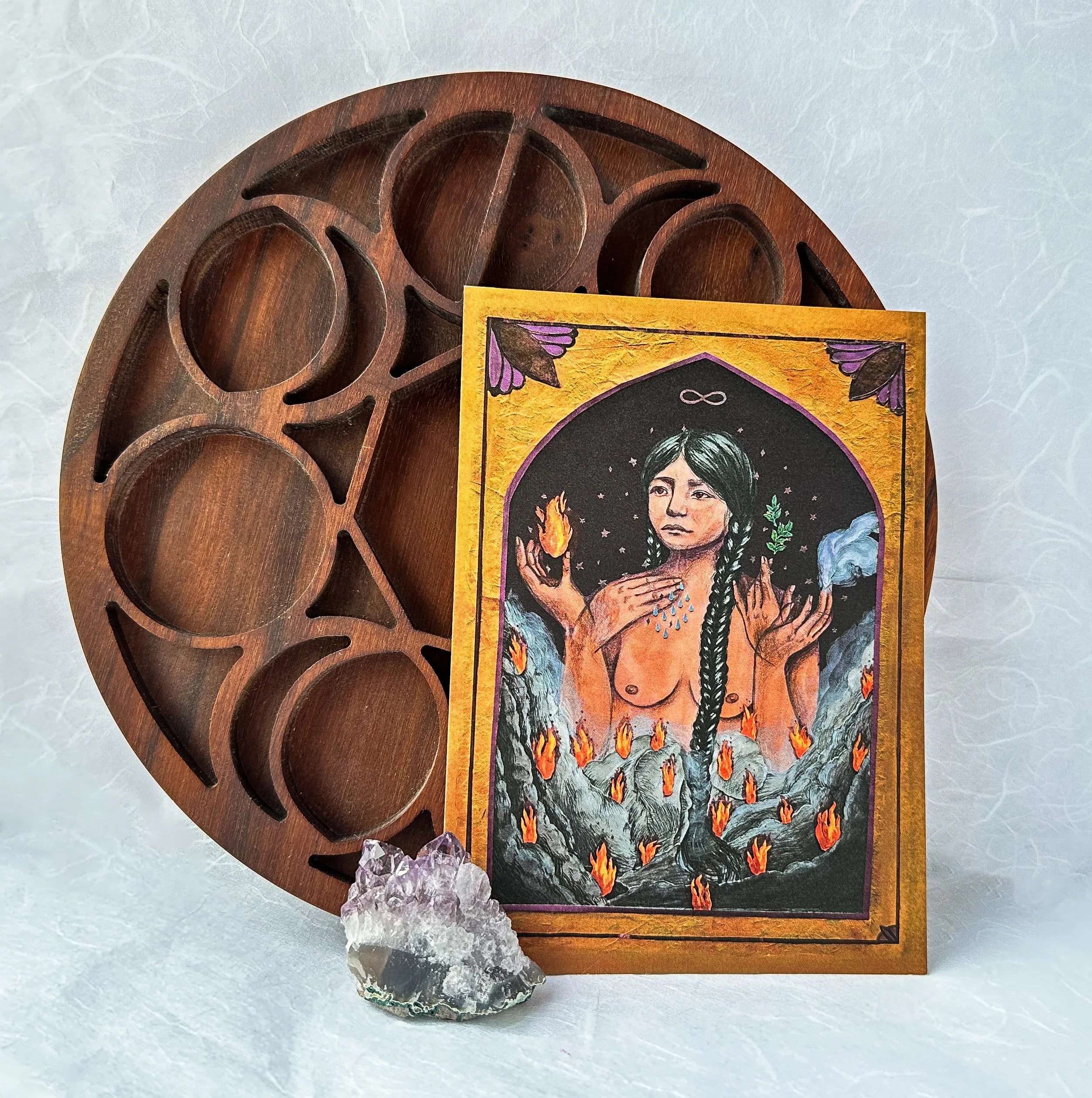 Guided Hand Studio- The Magician Mini Print