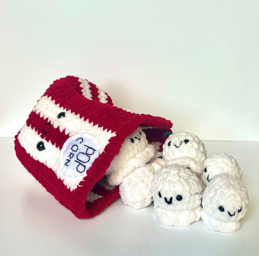 Gretchen Leachman - Crochet Popcorn Bag
