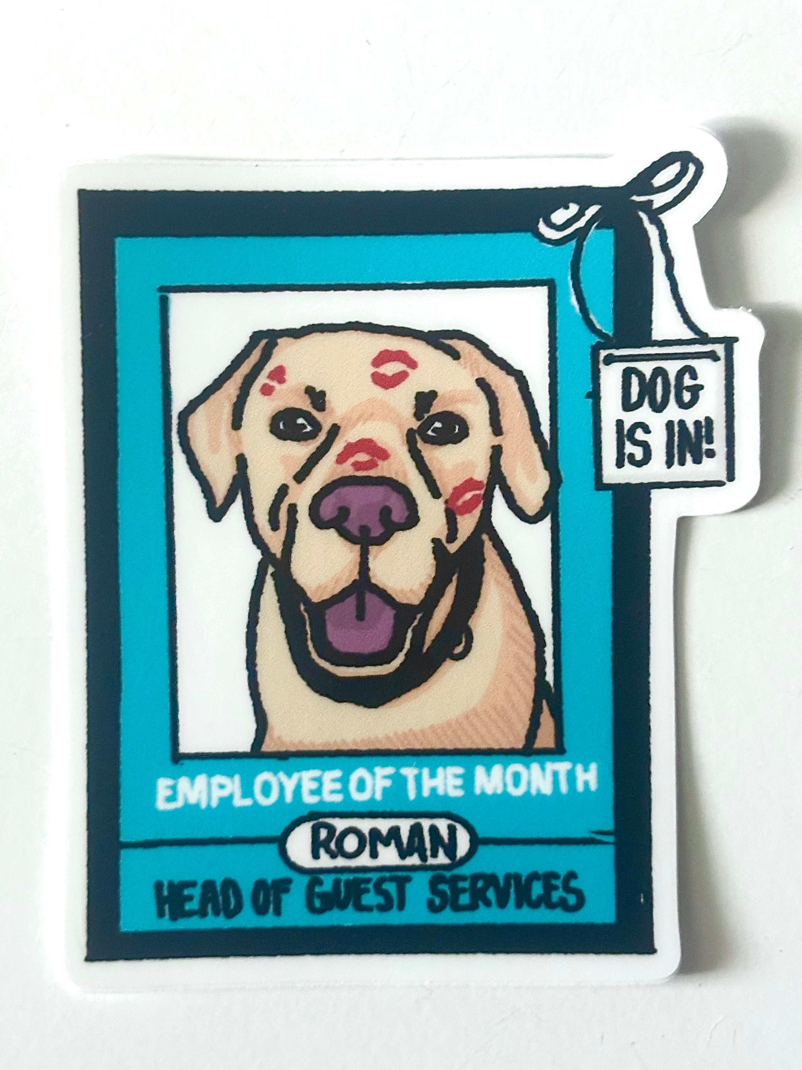 Roman Employee of the Month Sticker