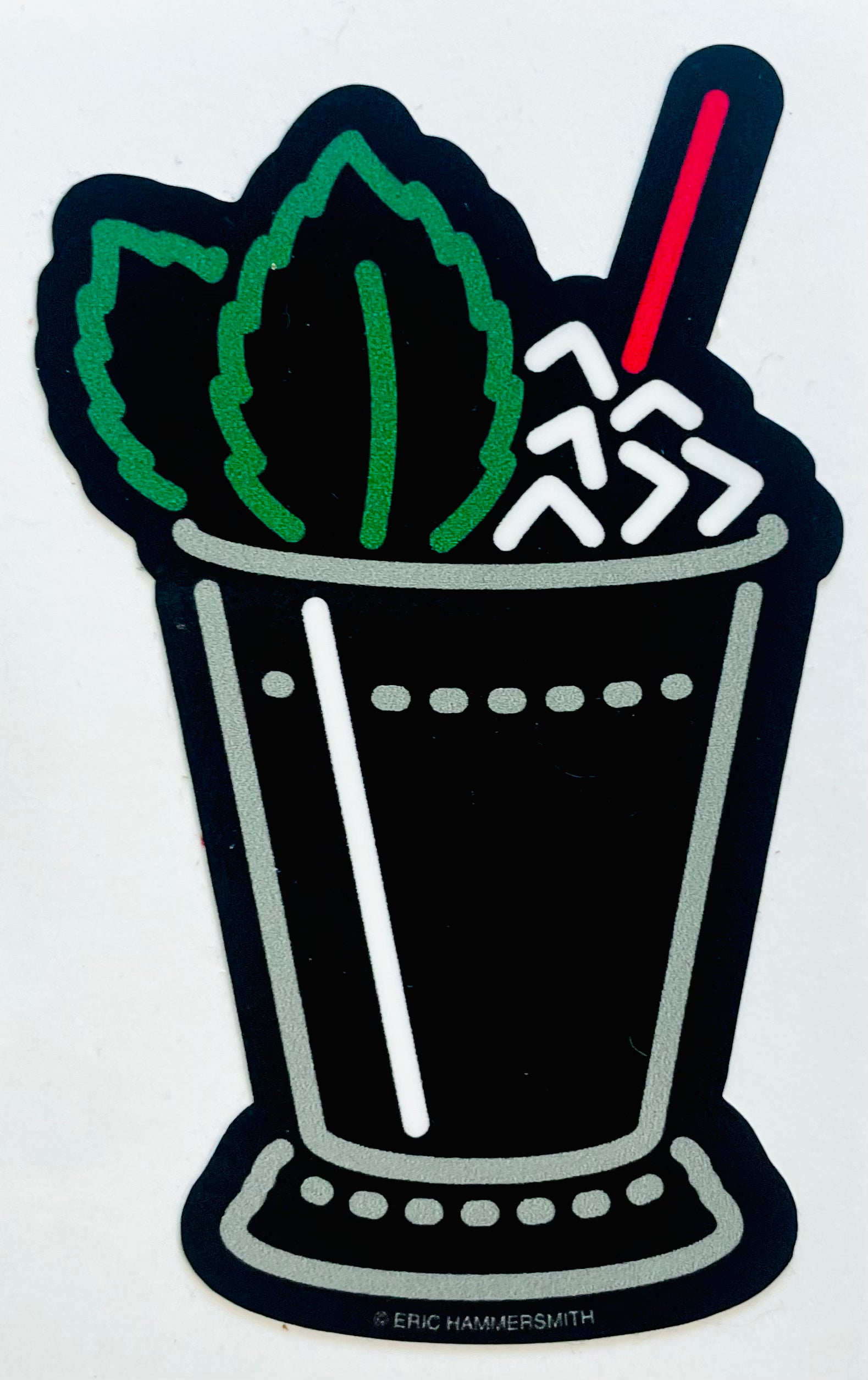 Eric Hammersmith - Neon Mint Julep Sticker