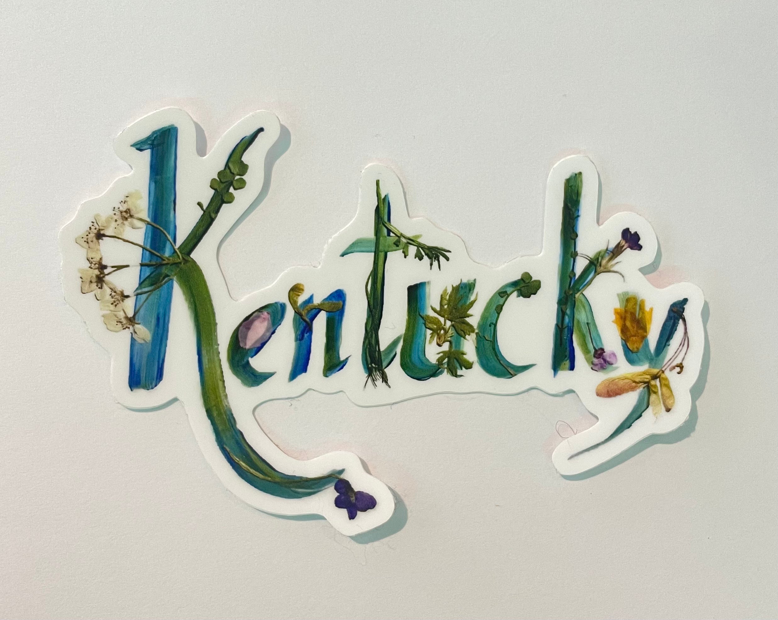 Ada Asenjo - Floral Kentucky Sticker