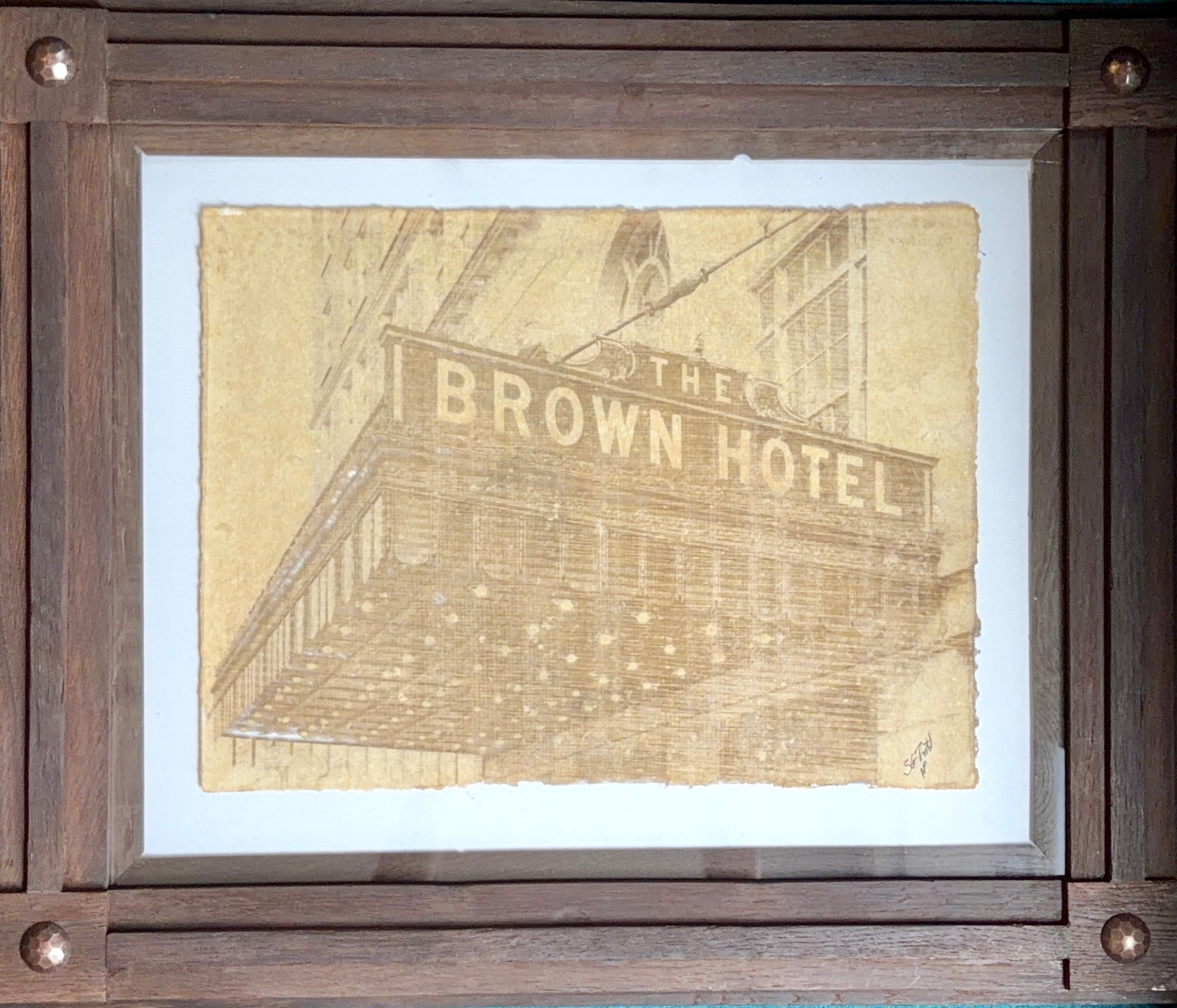 SGT Designs - Brown Hotel Sign Print