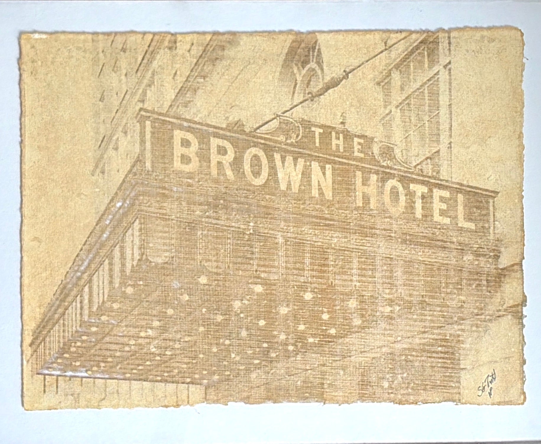 SGT Designs - Brown Hotel Sign Print