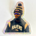 Glitter Lamar Jackson Sticker