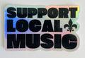 Support Local Music Sticker