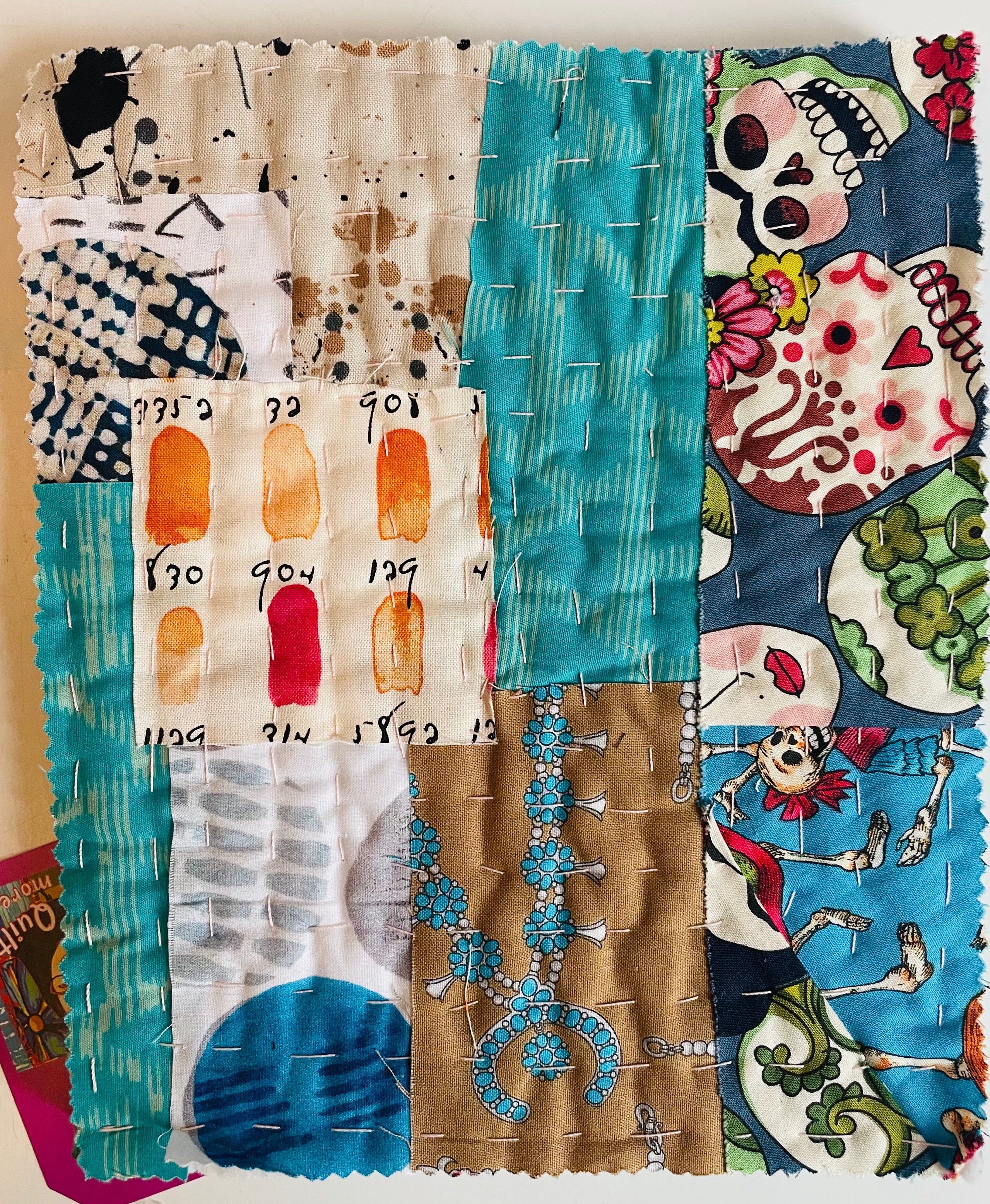 Mojo Quilts and More - Large Rectangle Fiber Art Pieces