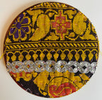 Mojo Quilts and More - Medium Round Fiber Art Pieces
