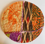 Mojo Quilts and More - Large Round Fiber Art Pieces