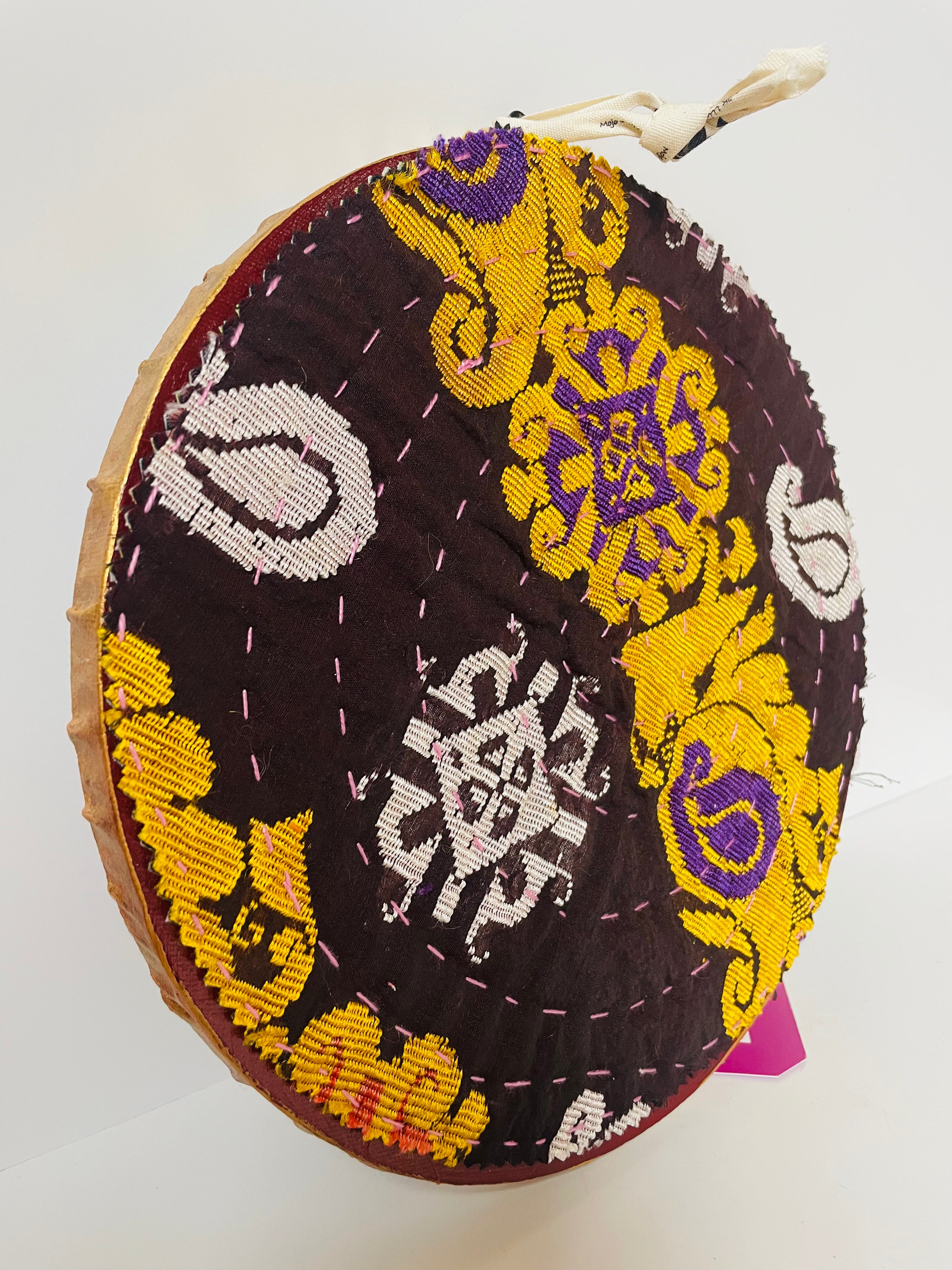 Mojo Quilts and More - Large Round Fiber Art Pieces
