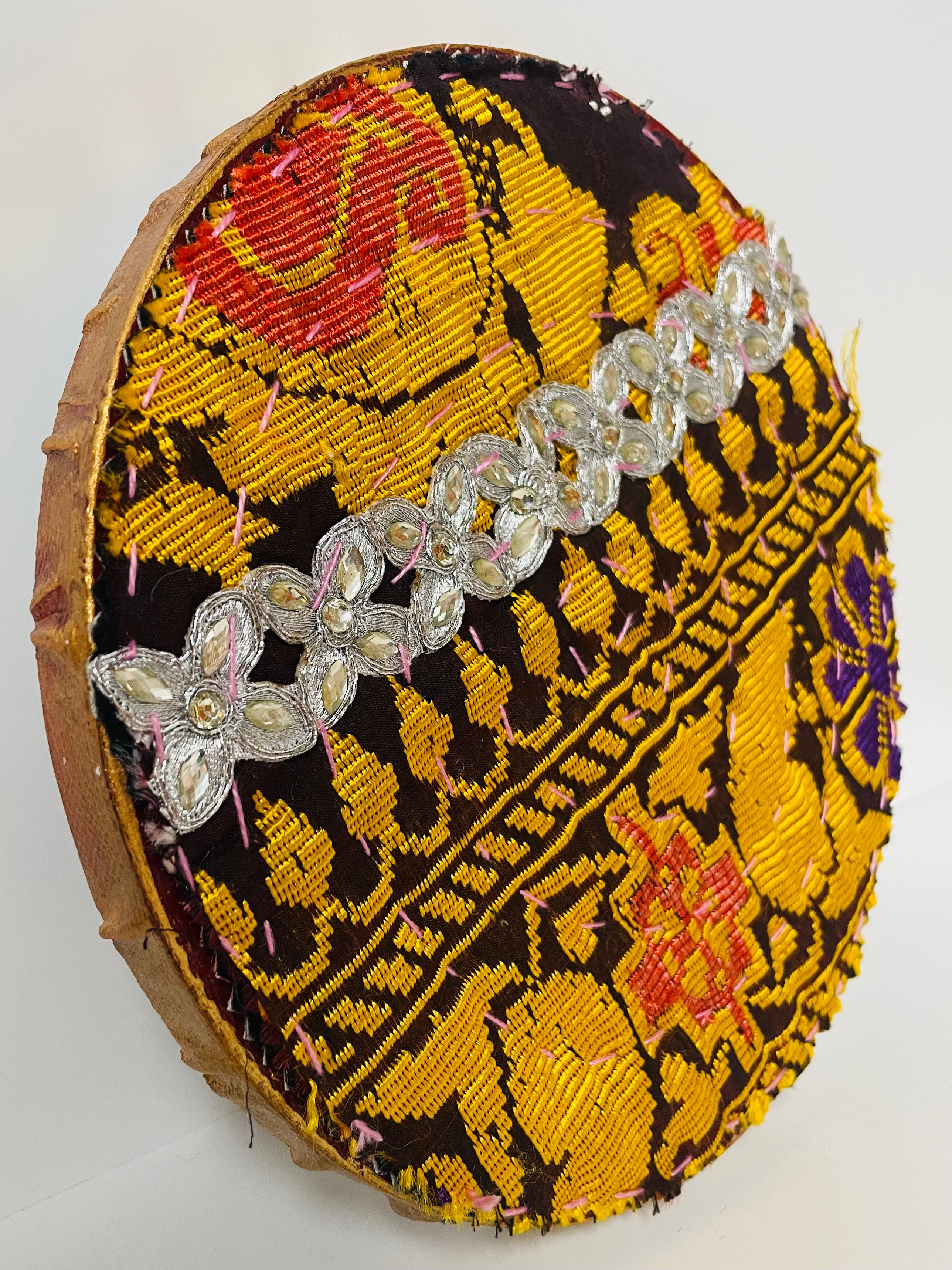 Mojo Quilts and More - Medium Round Fiber Art Pieces