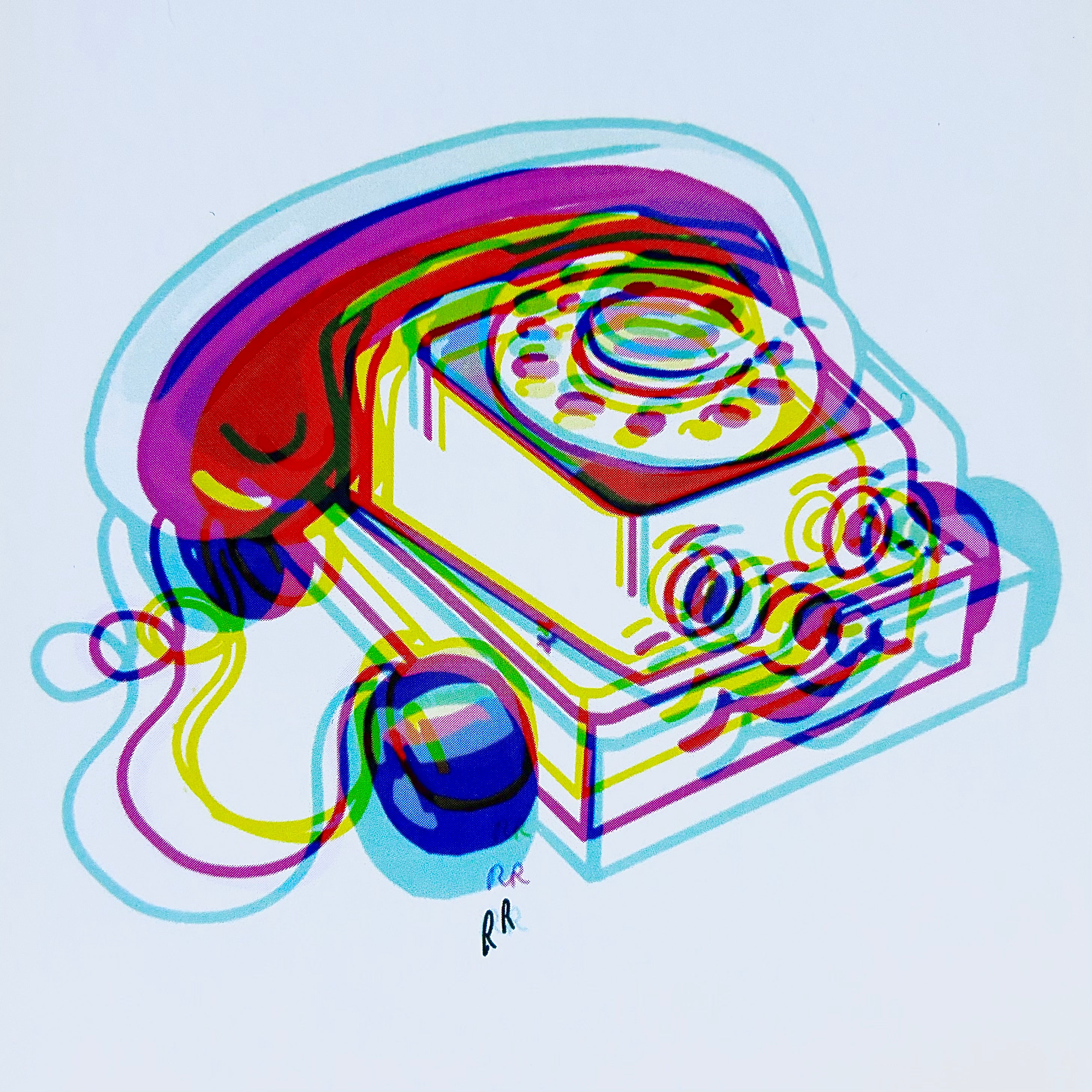 Rachel René - Acid Phone Print