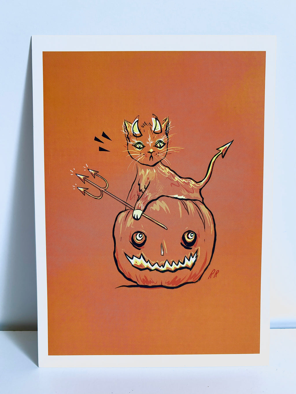Rachel René - Devil Kitty Print