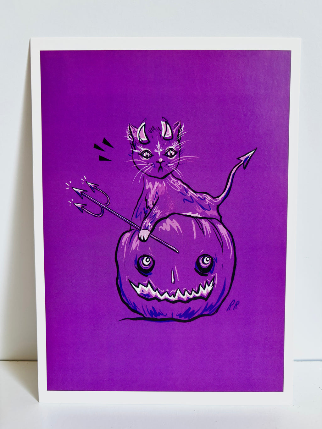 Rachel René - Devil Kitty Print