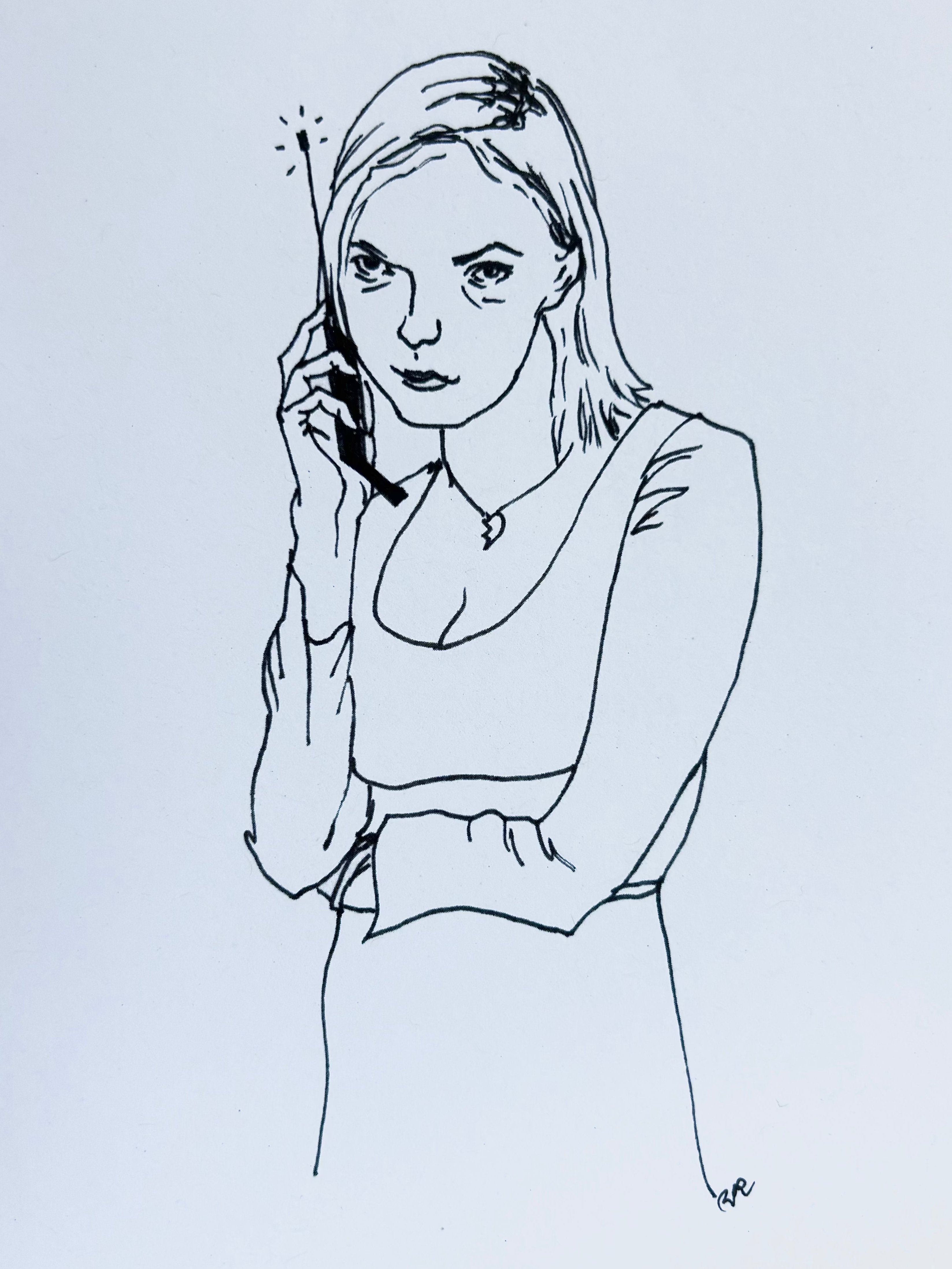 Rachel René - Flip Phone Print