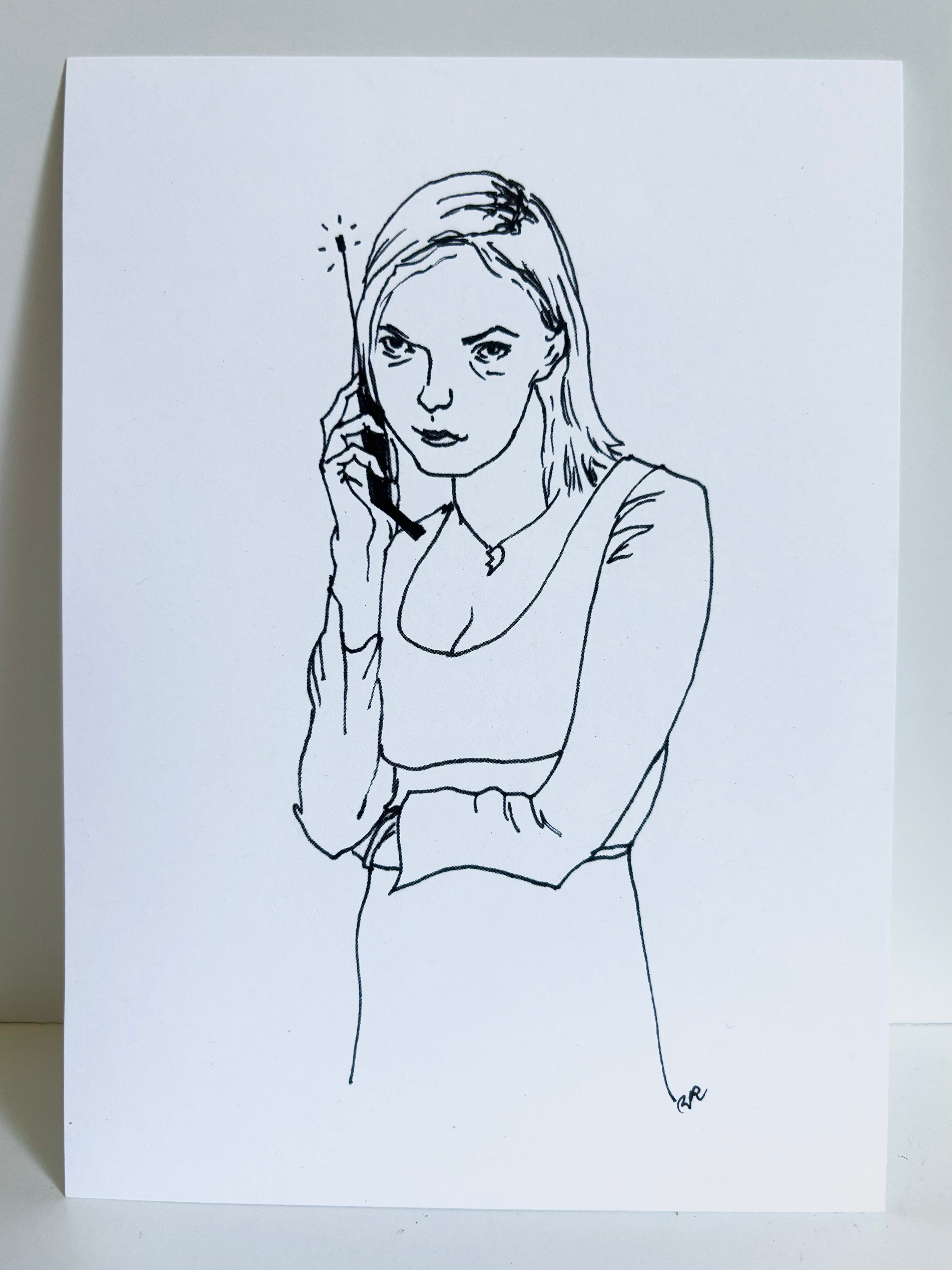 Rachel René - Flip Phone Print