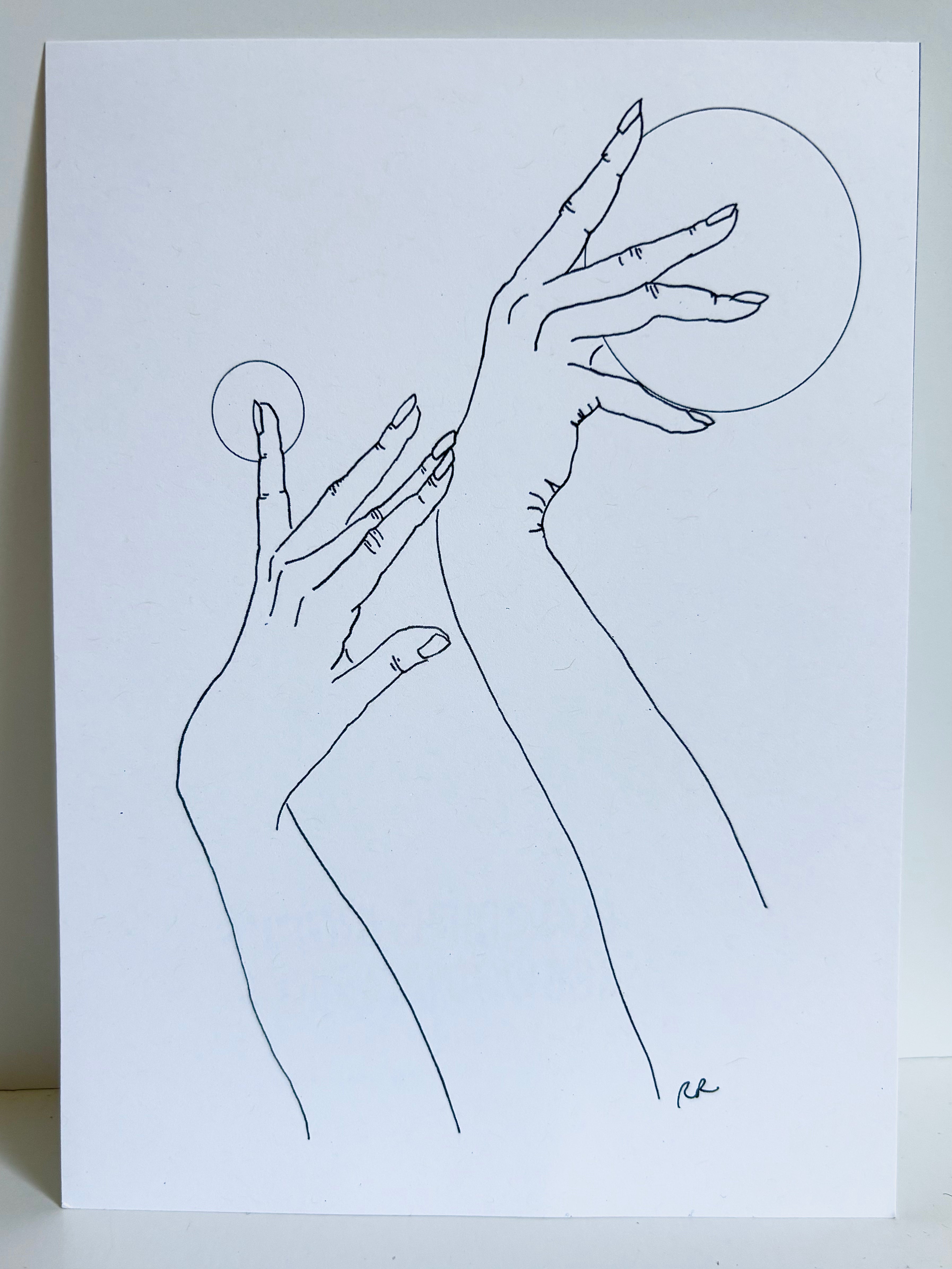 Rachel René - Two Hands Print