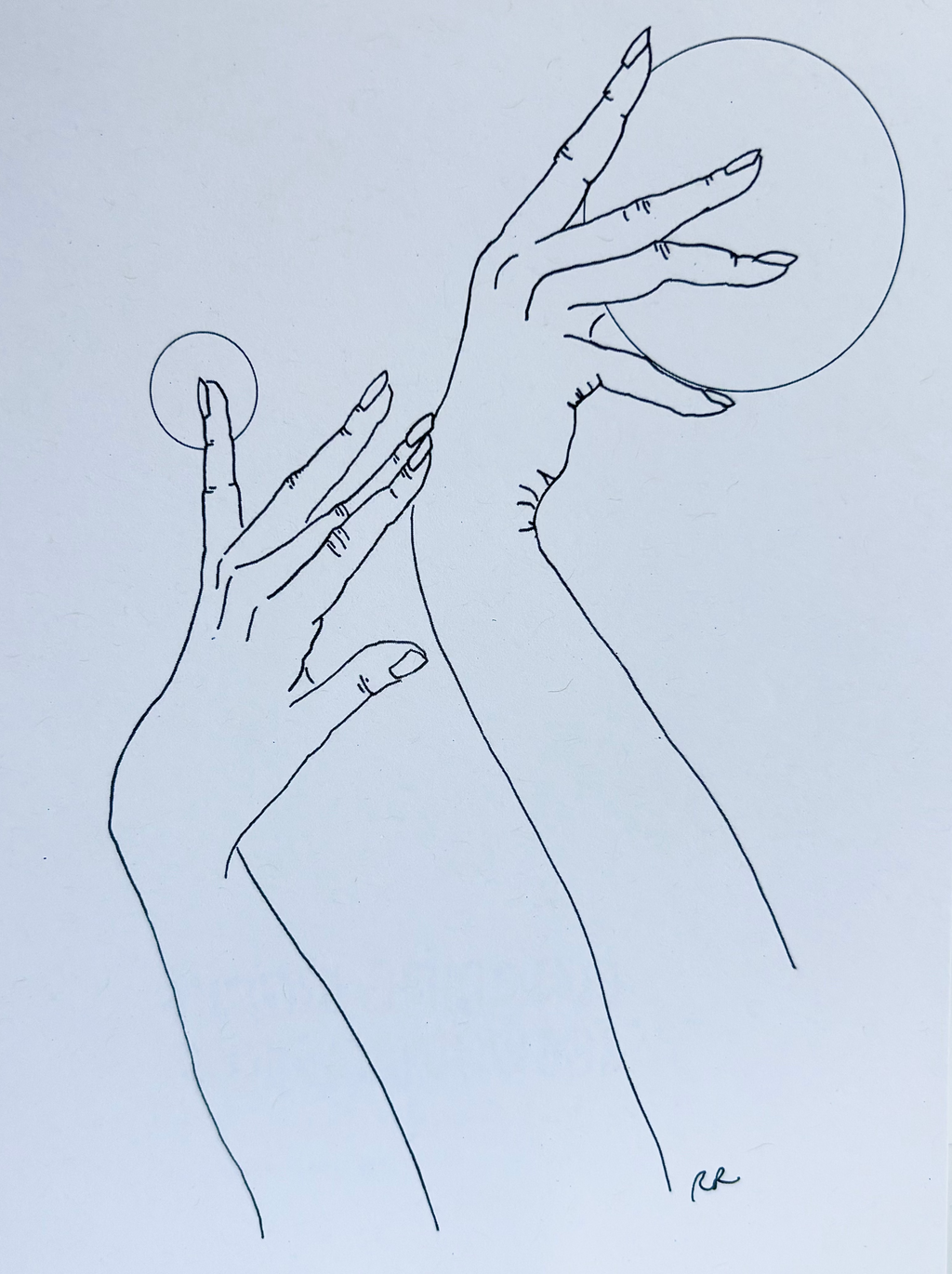 Rachel René - Two Hands Print