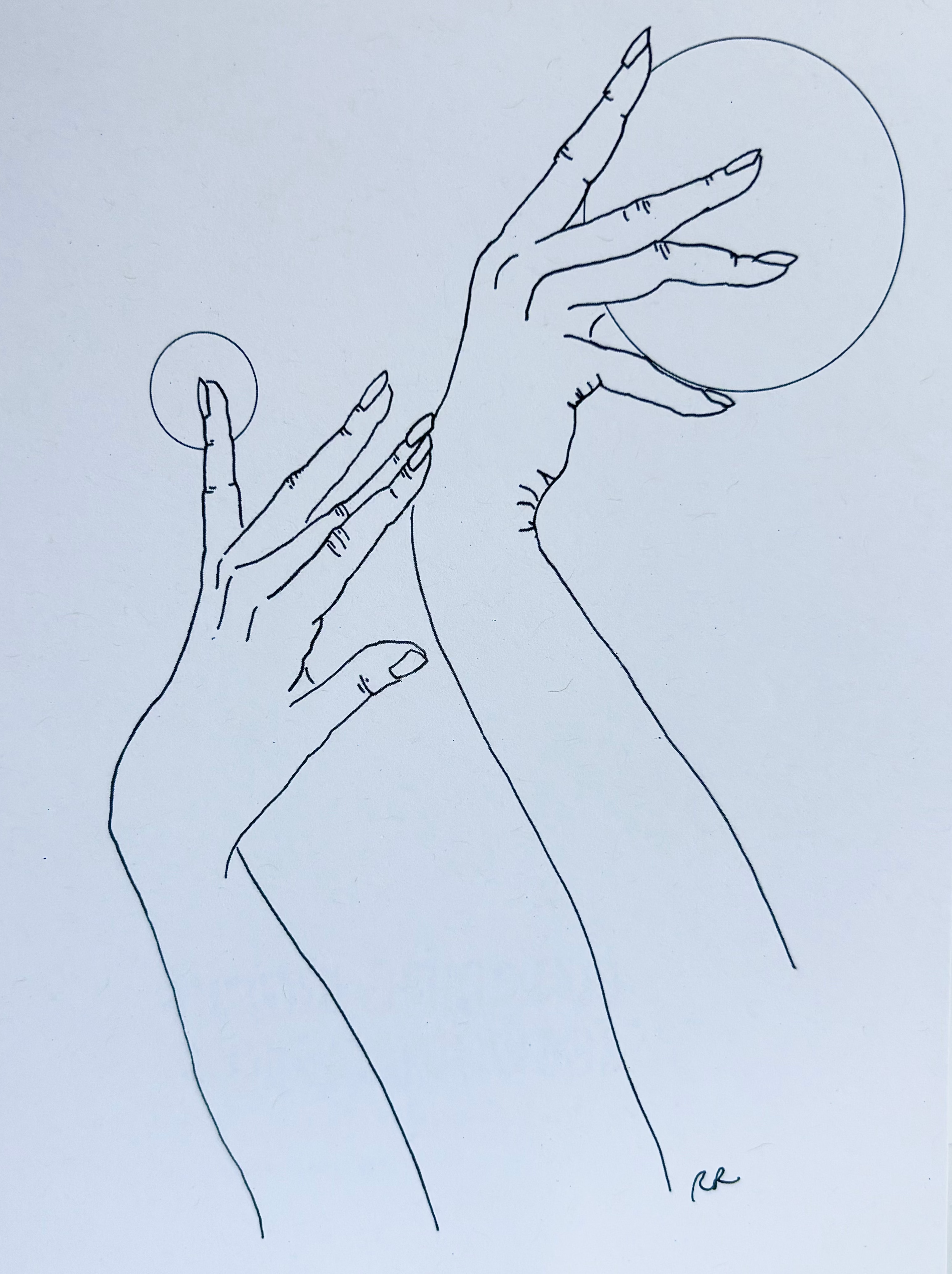 Rachel René - Two Hands Print