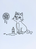 Rachel René - Pentacat Print