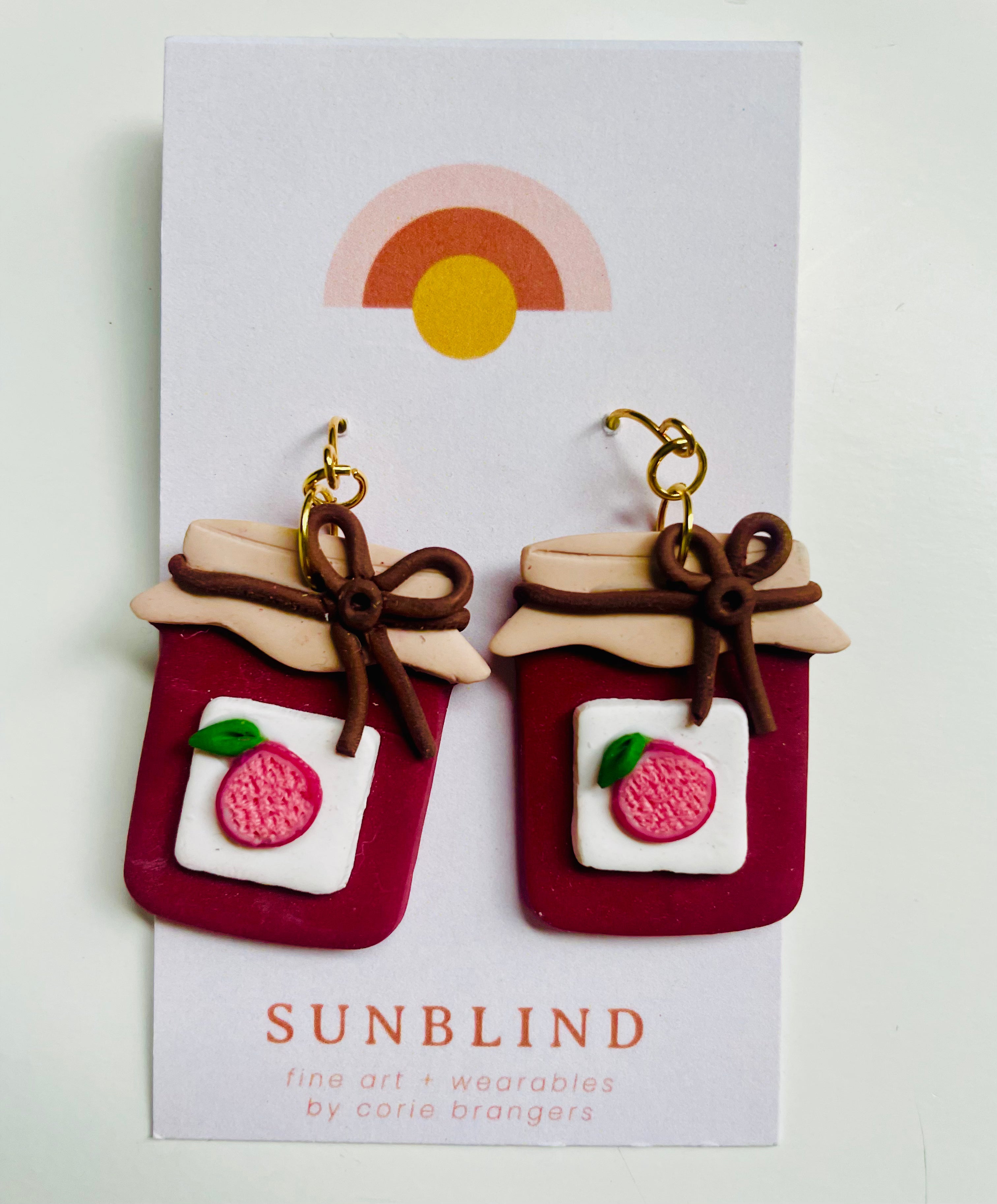 Sunblind - Fig Jam Earrings
