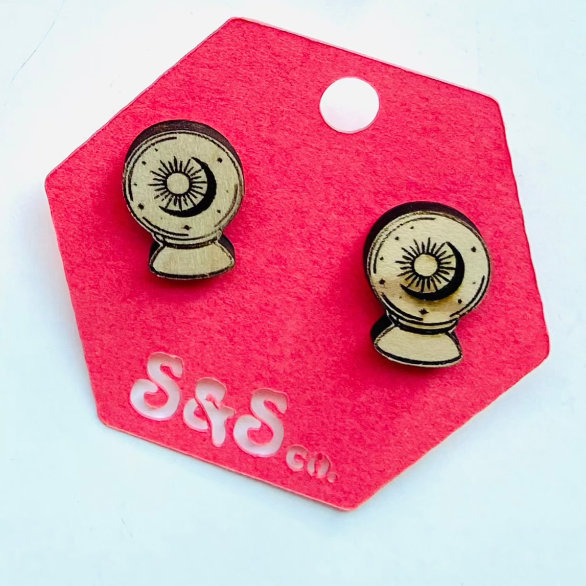 Slate & Stone Co. - Crystal Ball Post Earrings