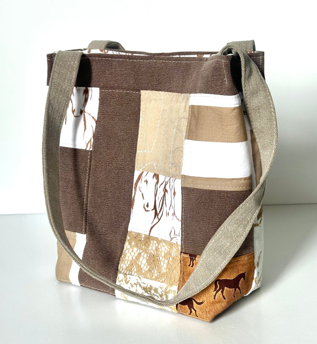Indigo Upcycled - Brown Horse Bag