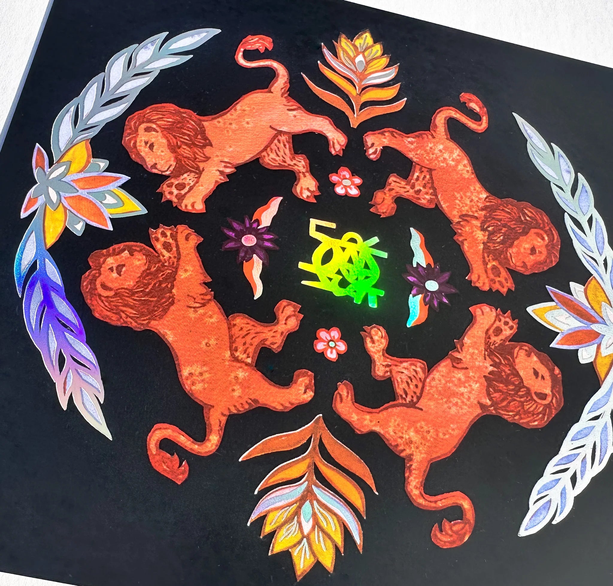 Guided Hand Studio- Strength Sigil Shield Print