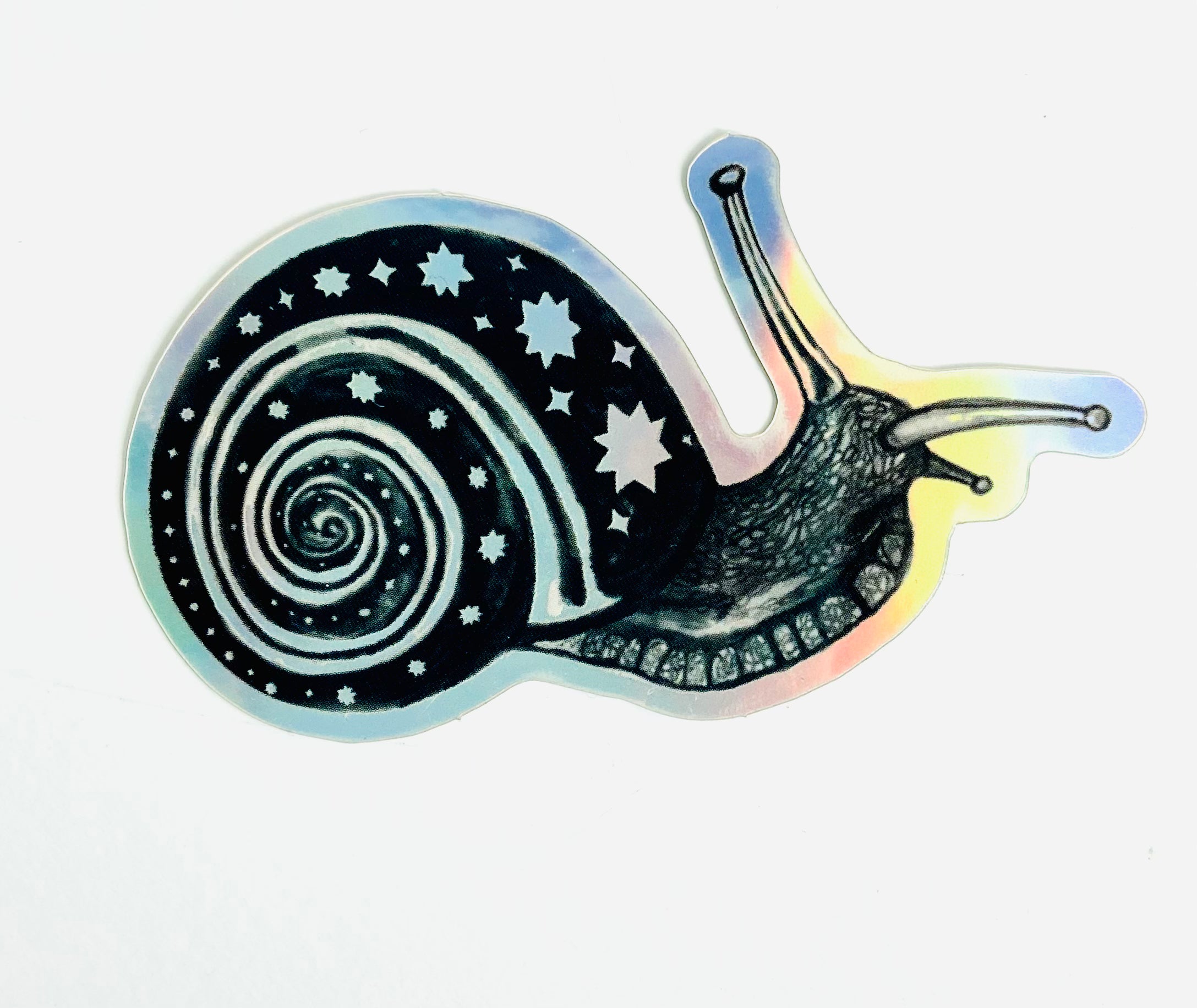 Guided Hand Studio- Holographic Snail Sticker