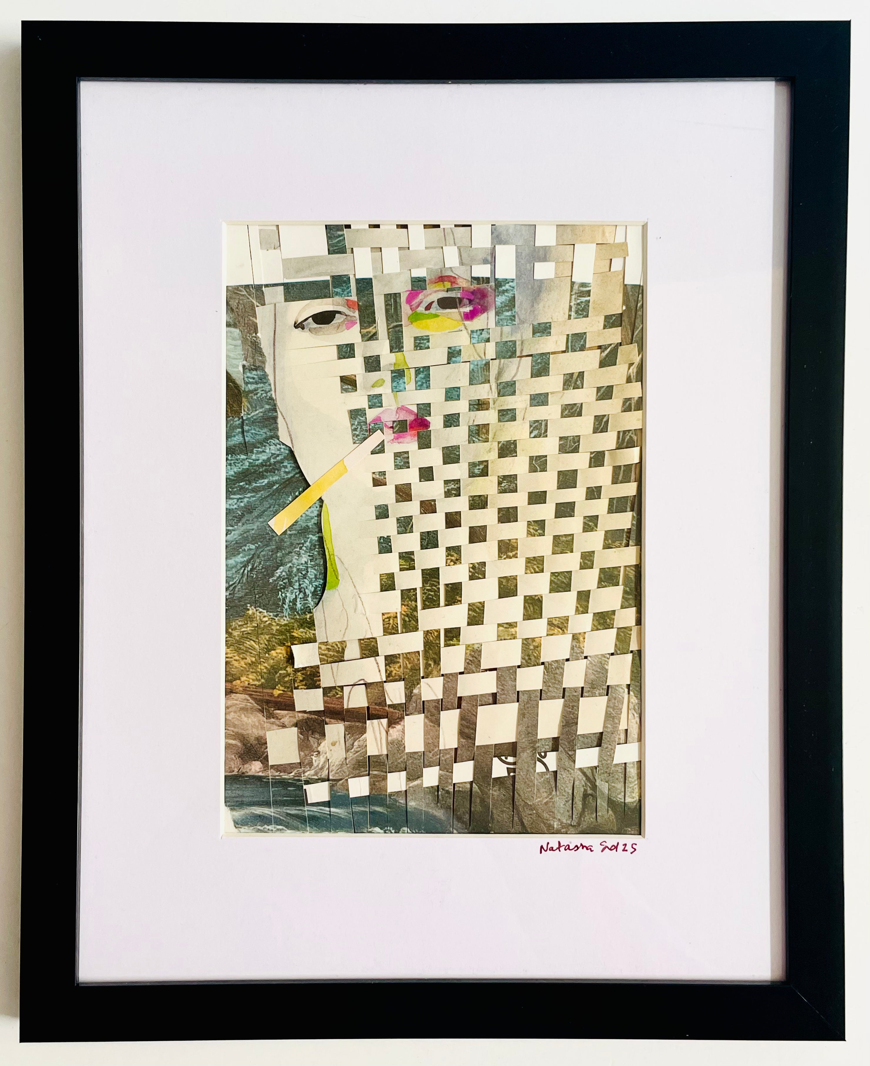 Natasha Sud - Framed Woven Collage