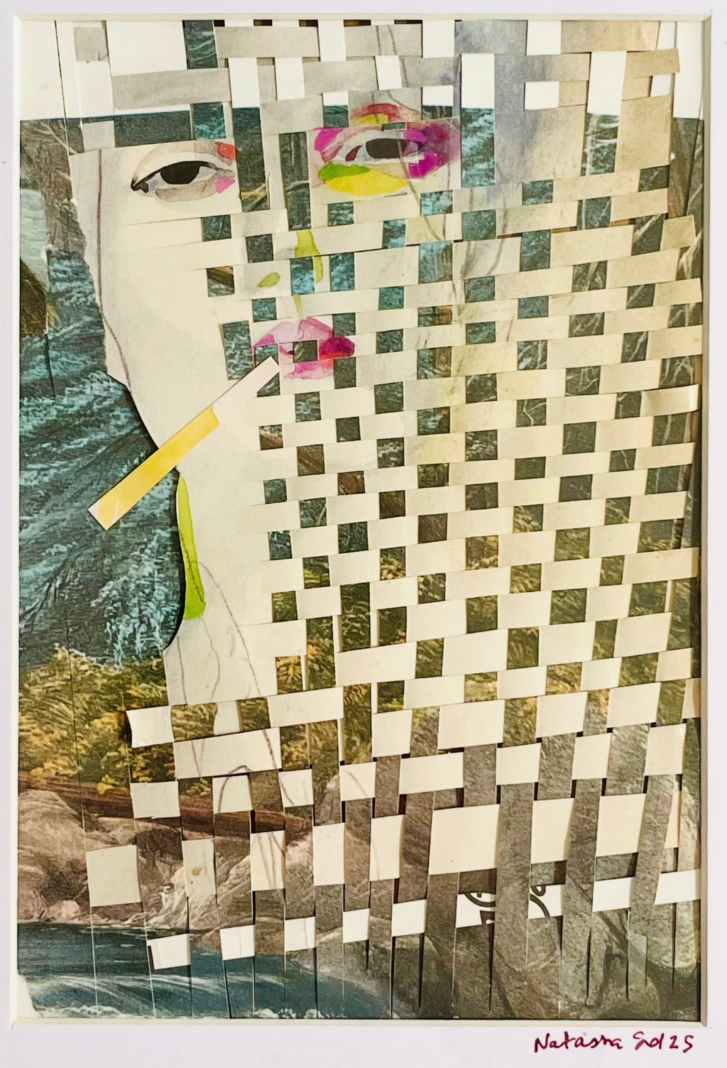 Natasha Sud - Framed Woven Collage