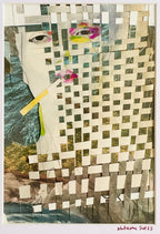 Natasha Sud - Framed Woven Collage